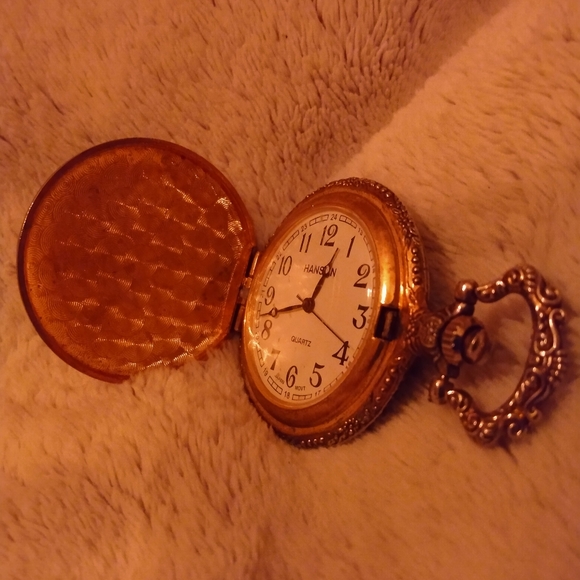 Working Hanson Train Pocket Watch - Picture 4 of 4